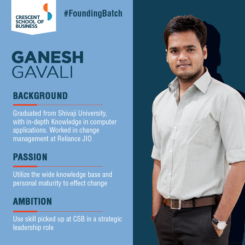 Meet the founding batch student Ganesh Gavali