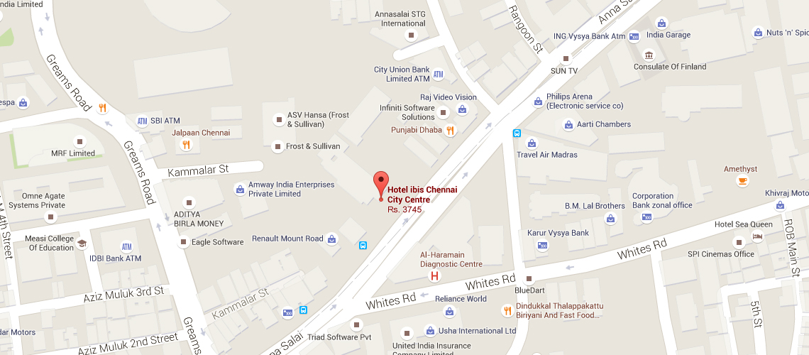 Chennai School of Business Maps